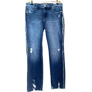 KanCan Mid-Rise Slim Straight Jeans Dark Wash Size 9/28